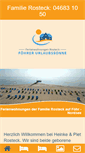 Mobile Screenshot of foehr-urlaub-rosteck.de